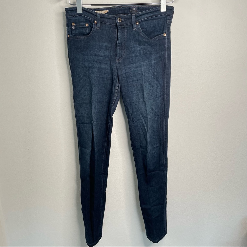 AG ADRIANO GOLDSCHMIED The Prima Cigarette Jeans Womens Size 29 Dark Wash READ